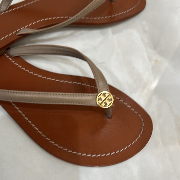Tory Burch Terra Thong Sandal Flip Flop sz 8 - Picture 3 of 5